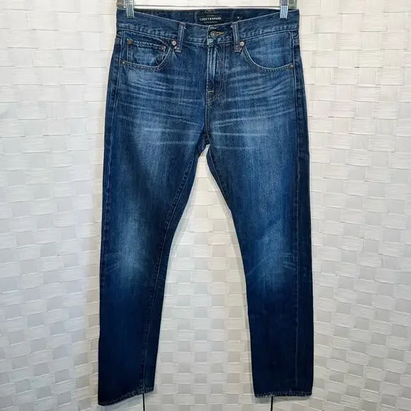 Lucky Brand Men’s 110 Skinny Dark Wash Cotton Blend Jeans Size 31/32 - Picture 2 of 15